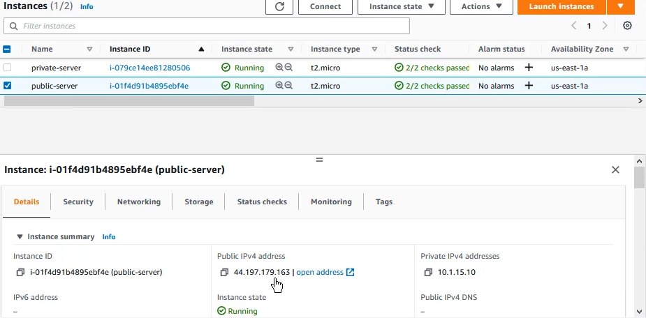 bastion host public ip address